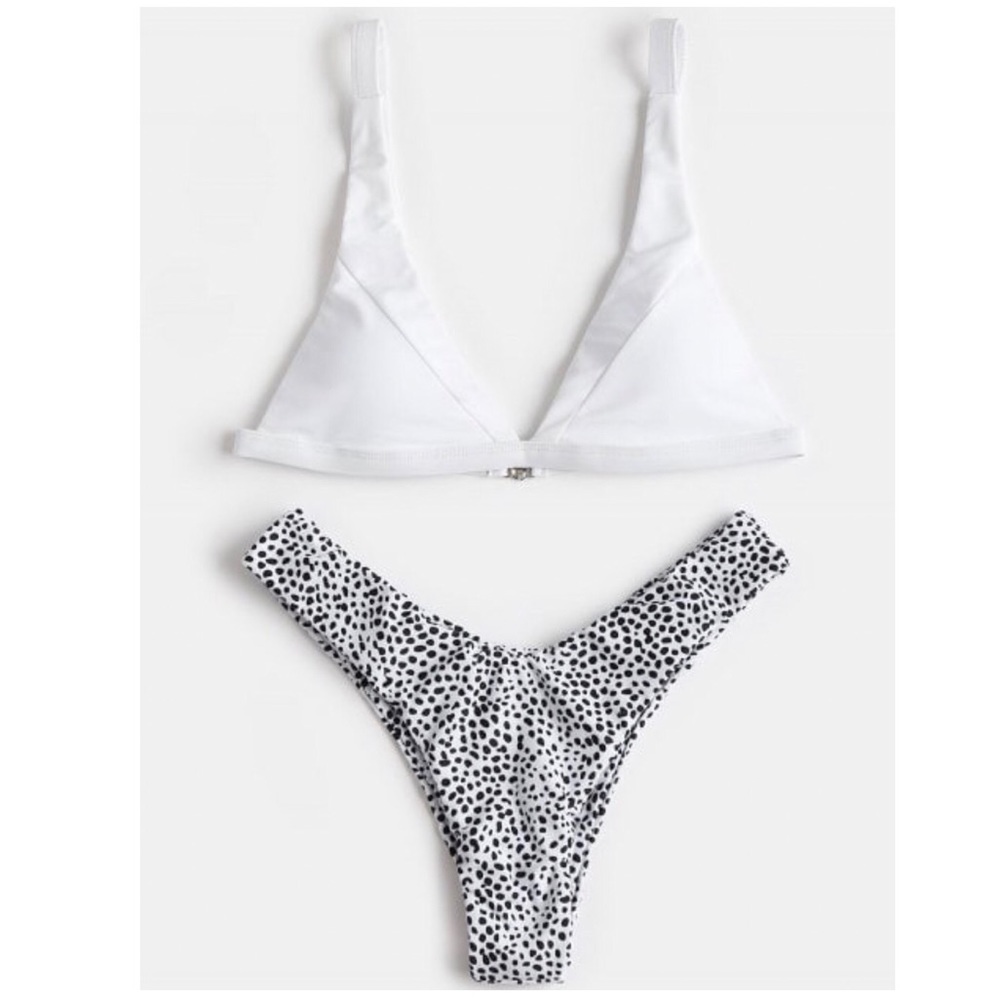 Zaful Leopard high cut bikini set